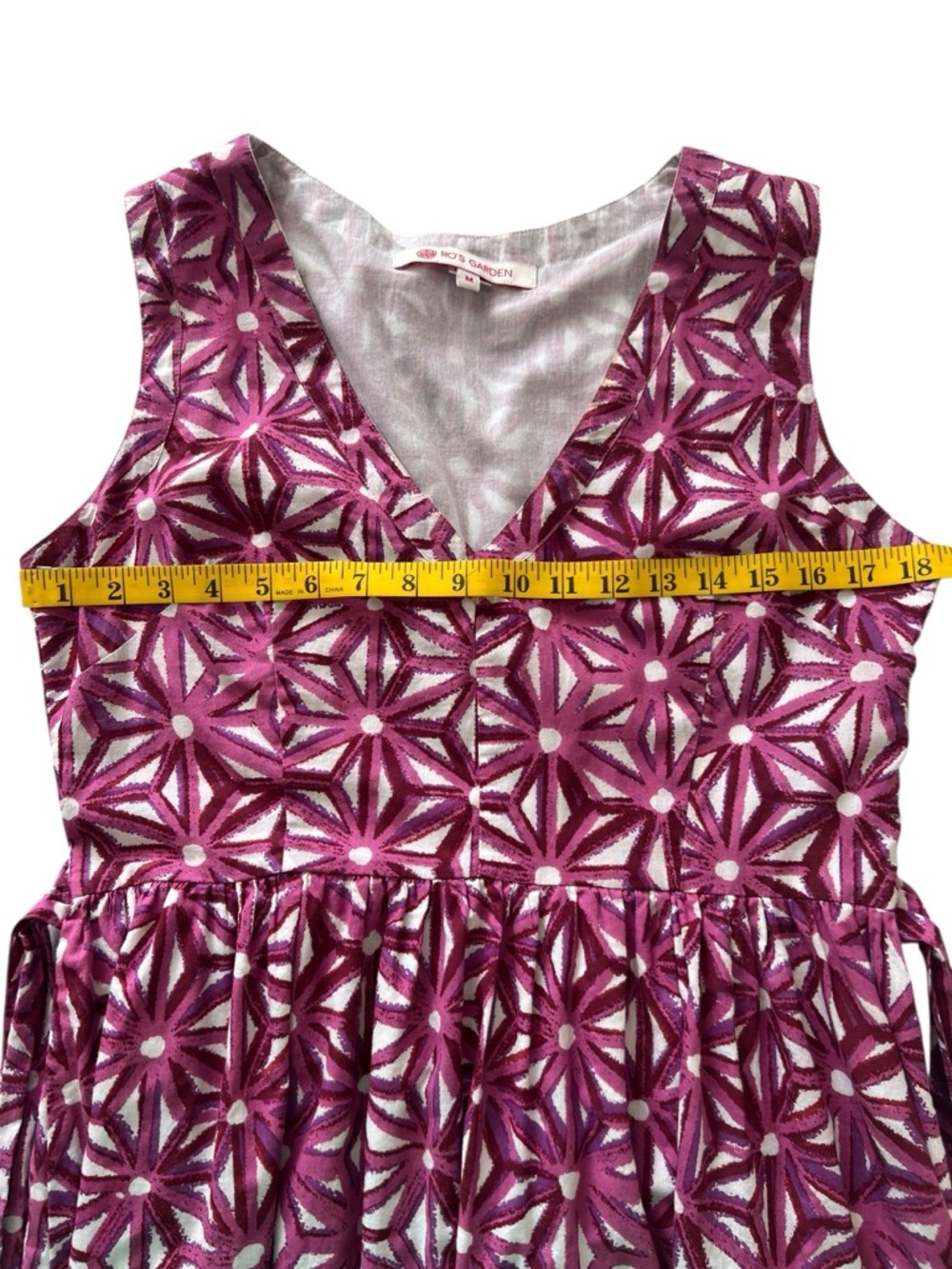 Ro's Garden The Mariana Floral Midi Dress In Raspberry Size M - Picture 12 of 16
